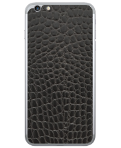 Шкіряна наклейка Glueskin для iPhone 6/6s Plus - Black Reptile: фото 1 з 11