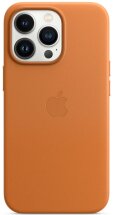 Оригинальный чехол Leather Case with MagSafe для Apple iPhone 13 Pro (MM193ZE/A) - Golden Brown: фото 1 из 5