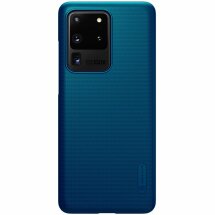 Пластиковий чохол NILLKIN Frosted Shield для Samsung Galaxy S20 Ultra (G988) - Peacock Blue: фото 1 з 18