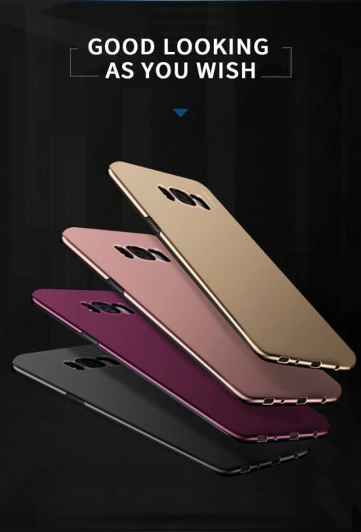 Пластиковый чехол X-LEVEL Slim для Samsung Galaxy S8 (G950) - Gold: фото 3 из 11
