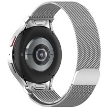 Ремінець Deexe Milanese QuickFit для Samsung Galaxy Watch 4 / 4 Classic / 5 / 5 Pro / 6 / 6 Classic - Silver: фото 1 з 11