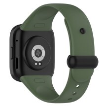 Ремешок UniCase Silicone Strap для Xiaomi Redmi Watch 3 - Light Green / Black: фото 1 из 7