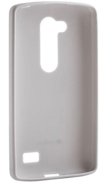 Силиконовая накладка Melkco Poly Jacket для LG L Fino (D295) + пленка - Grey: фото 2 з 3