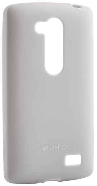 Силиконовая накладка Melkco Poly Jacket для LG L Fino (D295) + пленка - Grey: фото 1 з 3