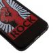 Силіконовий чохол Deexe Black Style для iPhone 7 / iPhone 8 - Rock Pattern (214012Z). Фото 5 з 6