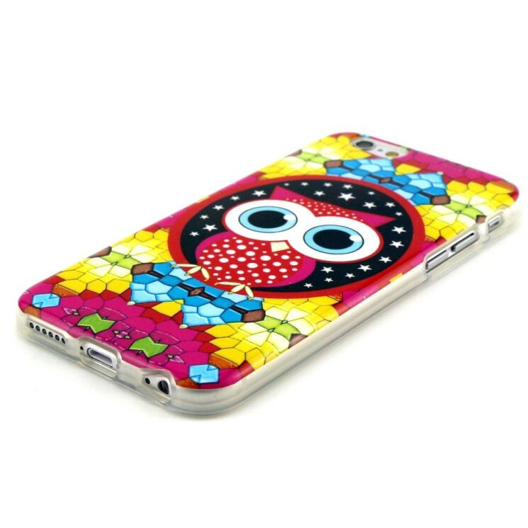 Силиконовый чехол Deexe Life Style для iPhone 6/6s - Cute Owl: фото 2 из 3