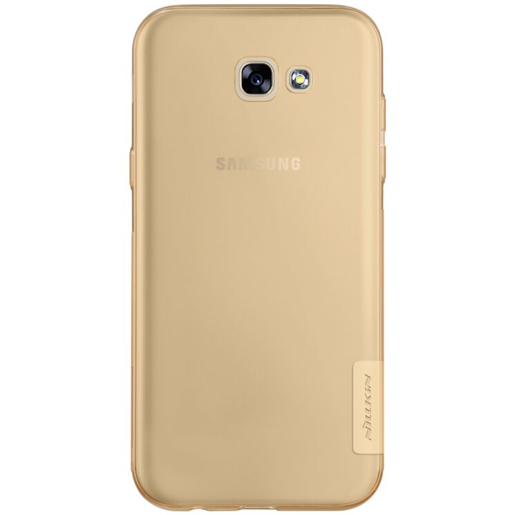 Силіконовий (TPU) чохол NILLKIN Nature для Samsung Galaxy A5 2017 (A520) - Gold: фото 5 з 12