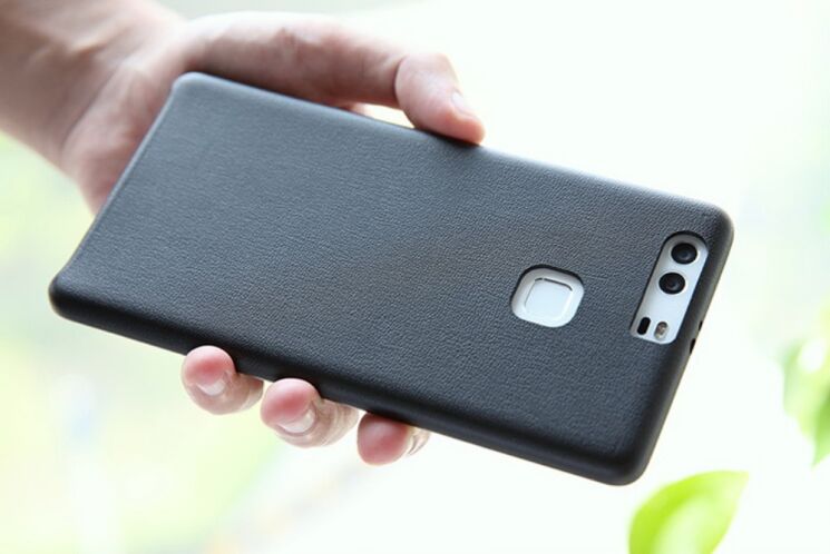 Захисний чохол ROCK Leather Skin для Huawei P9 Plus - Black: фото 10 з 10