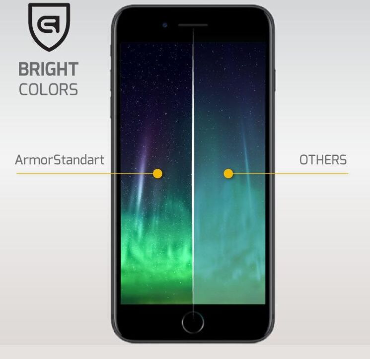 Захисне скло ArmorStandart 3D Curved для Samsung Galaxy S8 Plus - Gold: фото 4 з 7