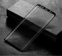 Защитное стекло BASEUS 3D Full Curved для Samsung Galaxy S8 (G950) - Black: фото 1 из 17