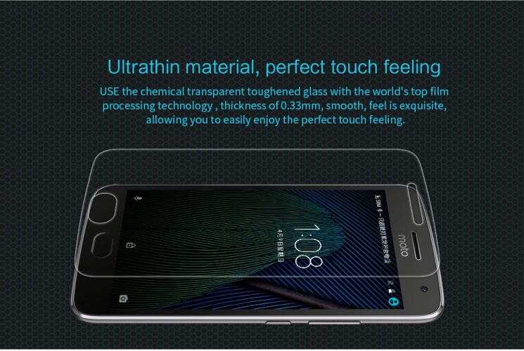 Защитное стекло NILLKIN Amazing H для Motorola Moto G5 Plus: фото 5 из 12