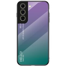 Защитный чехол Deexe Gradient Color для Samsung Galaxy S21 FE (G990) - Purple / Green: фото 1 из 11