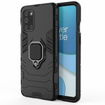 Захисний чохол Deexe Hybrid Case для OnePlus 8T - Black: фото 1 з 11