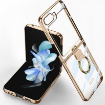 Защитный чехол GKK Elegant Case для Samsung Galaxy Flip 5 - Champagne Gold: фото 1 из 7