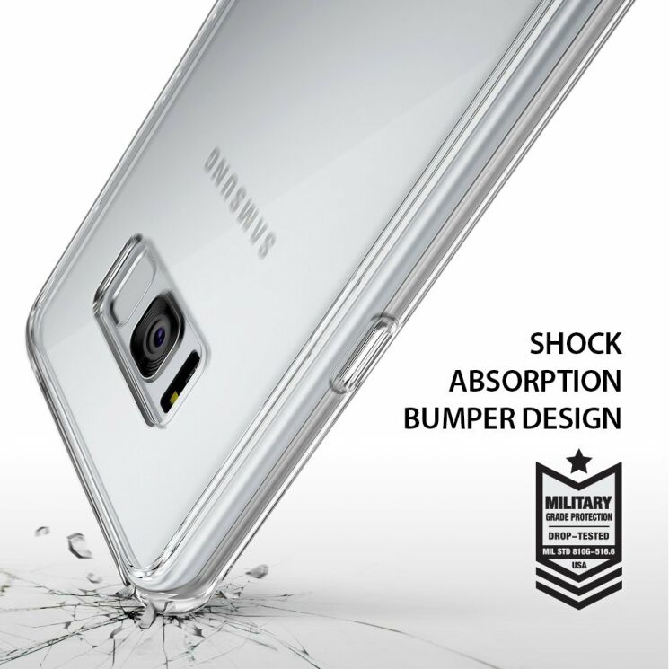 Захисний чохол RINGKE Fusion для Samsung Galaxy S8 (G950) - Smoke Black: фото 6 з 8