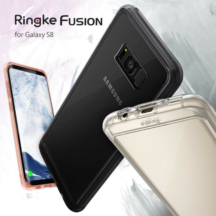 Захисний чохол RINGKE Fusion для Samsung Galaxy S8 (G950) - Smoke Black: фото 2 з 8