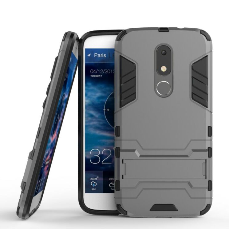 Защитный чехол UniCase Hybrid для Motorola Moto M - Gray: фото 1 из 11