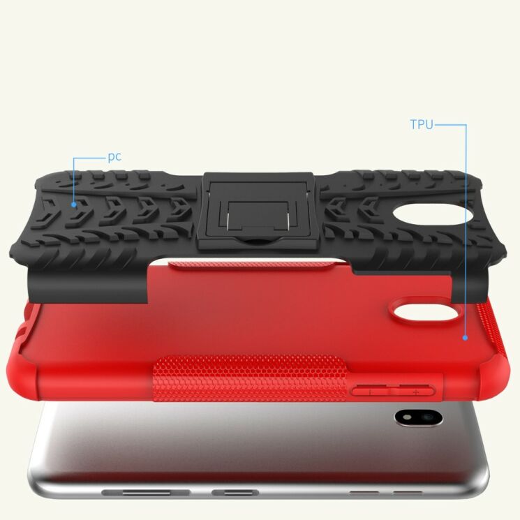 Защитный чехол UniCase Hybrid X для Samsung Galaxy J7 2017 (J730) - Red: фото 4 из 6
