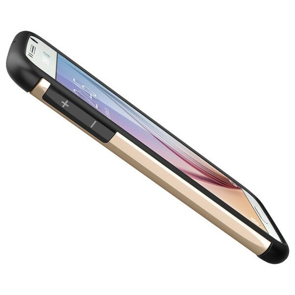 Чехол SGP Slim Armor для Samsung Galaxy S6 (G920) - Gold: фото 6 из 14