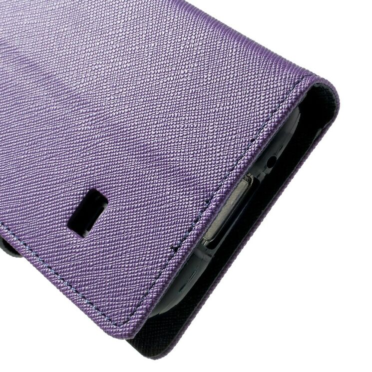 Чохол Mercury Cross Series для Samsung Galaxy S5 mini (G800) - Purple: фото 9 з 11