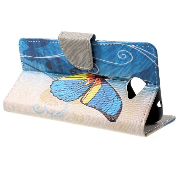 Чехол-книжка Deexe Color Wallet для Huawei Y7 - Blue Butterfly: фото 4 из 6
