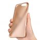 Силиконовый (TPU) чехол X-LEVEL Matte для iPhone 7 Plus / iPhone 8 Plus - Gold (214230F). Фото 3 из 14