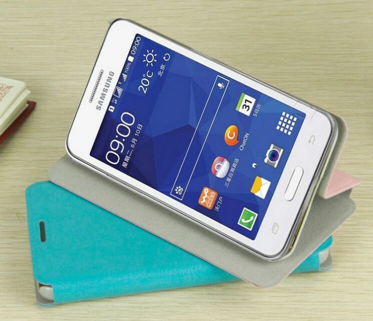 Чехол MOFI Rui Series для Samsung Core 2 (G355) - Light Blue: фото 3 из 10