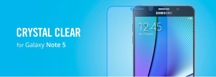 Комплект защитных пленок SGP Crystal Protect (3 шт.) для Samsung Galaxy Note 5 (N920): фото 2 из 5