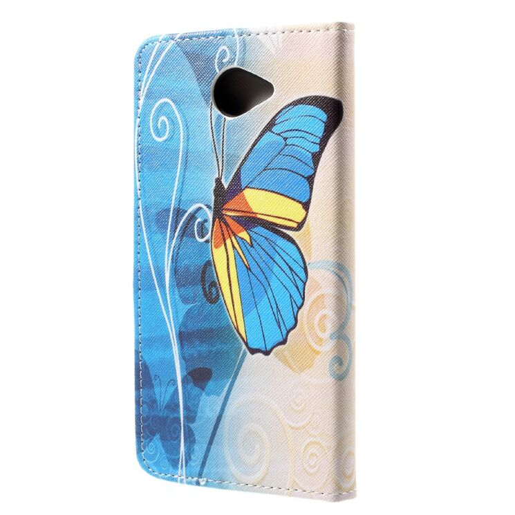 Чехол-книжка Deexe Color Wallet для Huawei Y7 - Blue Butterfly: фото 2 из 6