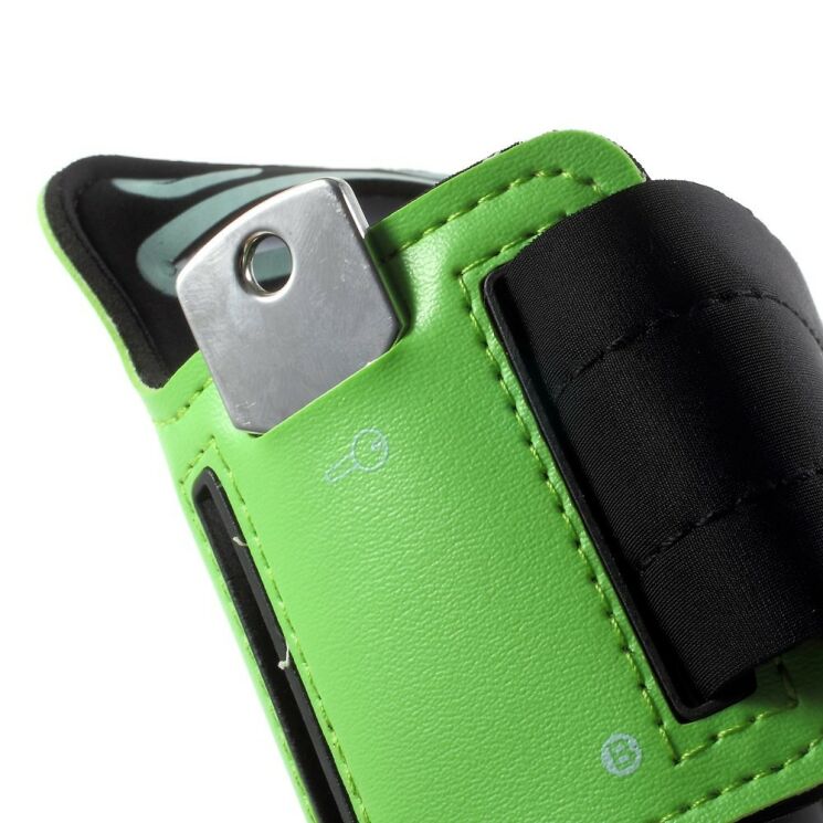 Чехол на руку UniCase Run&Fitness Armband M для смартфонов шириной до 75 см - Green: фото 4 из 8