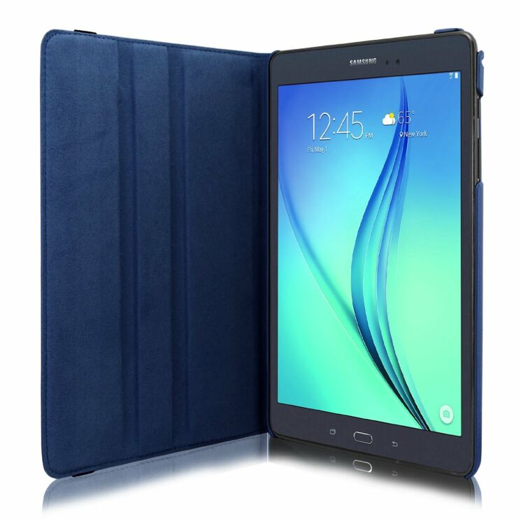 Вращающийся чехол Deexe Rotation для Samsung Galaxy Tab A 8.0 (T350/351) - Dark Blue: фото 2 з 7