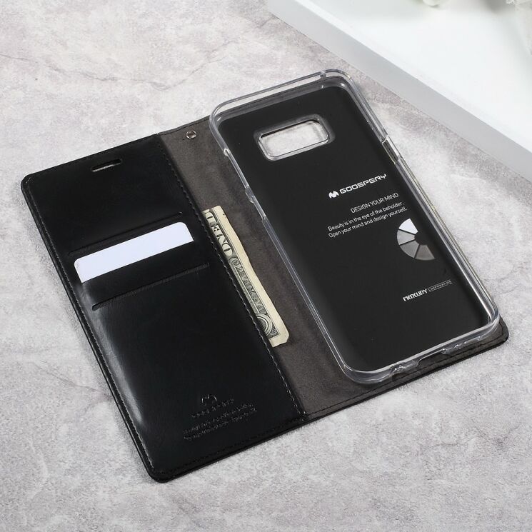 Чехол-книжка MERCURY Classic Flip для Samsung Galaxy S8 (G950) - Black: фото 6 из 10