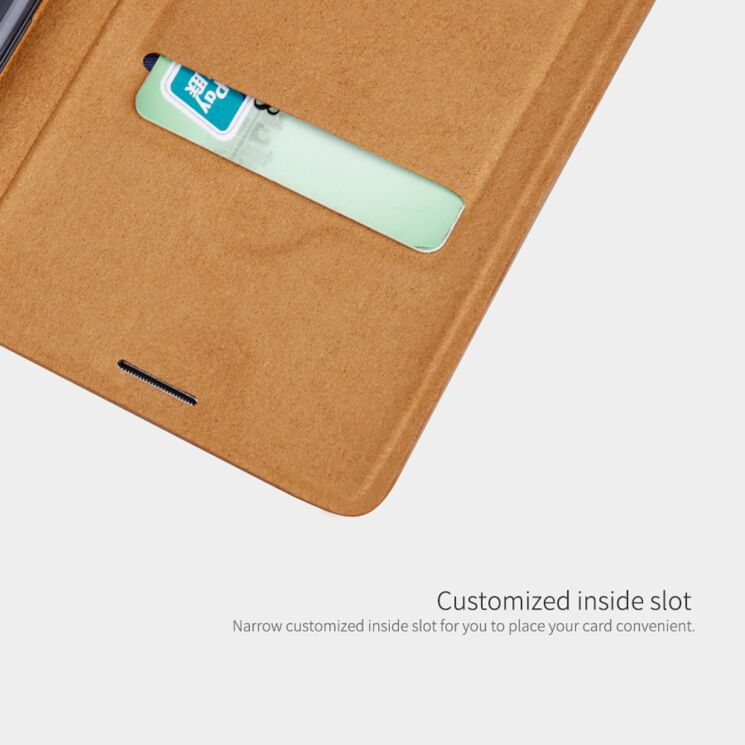 Чехол-книжка NILLKIN Qin Series для Samsung Galaxy Note 8 (N950) - Brown: фото 11 из 15