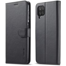Чехол LC.IMEEKE Wallet Case для Samsung Galaxy M62 - Black: фото 1 из 10