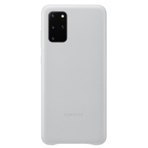 Чехол Leather Cover для Samsung Galaxy S20 Plus (G985) EF-VG985LSEGRU - Grayish White: фото 1 из 4