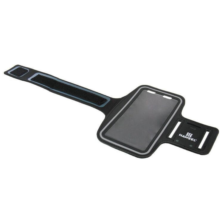 Чохол на руку HAWEEL Sport Armband для смартфонів шириною до 80 мм - Black: фото 3 з 10
