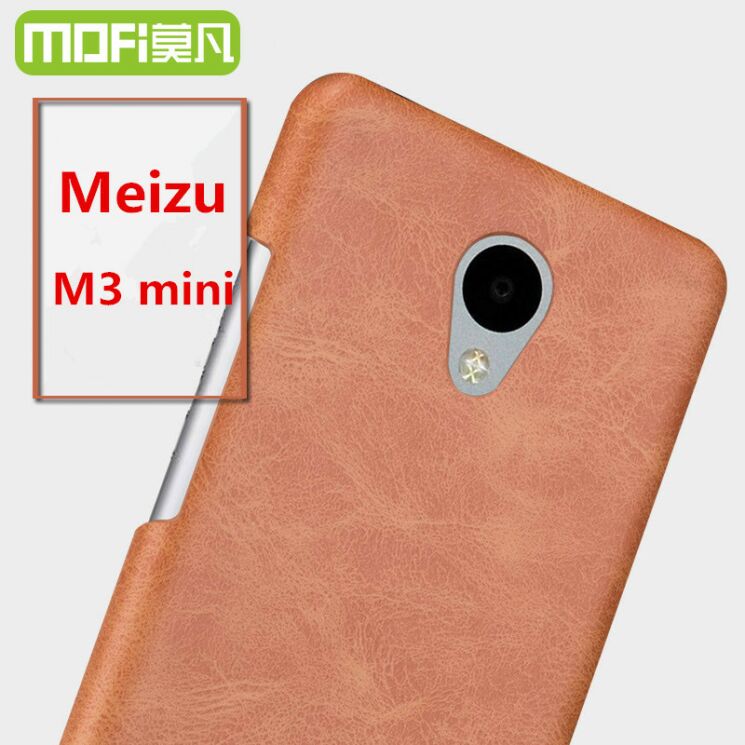 Чехол-накладка MOFI Leather Back для Meizu M3 / M3s - Black: фото 3 из 8