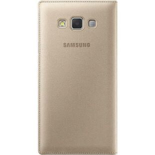 Чохол S View Cover для Samsung Galaxy A7 (A700) EF-CA700BCEGRU - Gold: фото 4 з 5