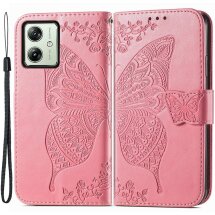 Чохол UniCase Butterfly Pattern для Motorola Moto G54 / G54 Power - Pink: фото 1 з 6