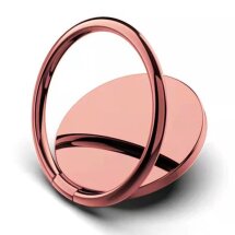 Кільце-тримач для смартфона Deexe Ring Kickstand - Rose Gold: фото 1 з 9