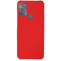 Пластиковый чехол Deexe Hard Shell для Motorola Moto G60 - Red: фото 1 из 7