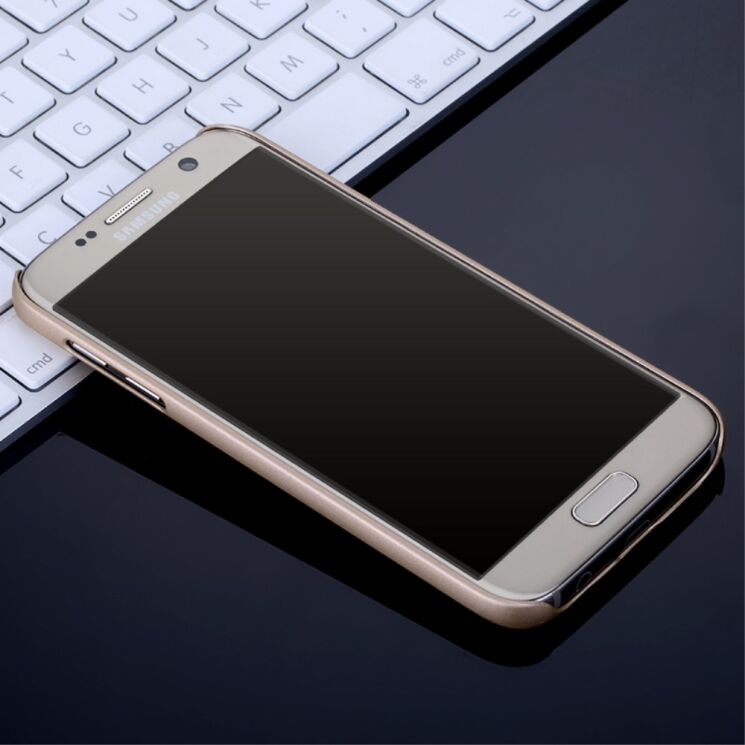 Пластиковый чехол X-LEVEL Slim для Samsung Galaxy S7 (G930) - Gold: фото 3 из 5