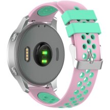 Ремінець Deexe Dot Color для годинників з шириною кріплення 18 мм - Pink / Cyan: фото 1 з 8