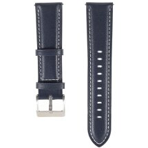 Ремінець Deexe Leather Strap для годинників з шириною кріплення 22мм - Blue: фото 1 з 6