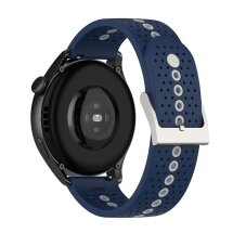 Ремешок Deexe Sport Style для часов с шириной крепления 22 мм - Midnight Blue / Gray: фото 1 из 11