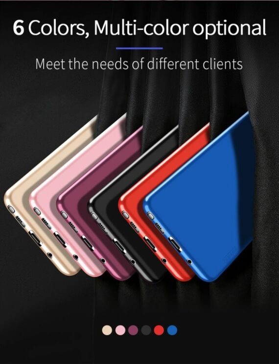 Силіконовий (TPU) чохол X-LEVEL Matte для Samsung Galaxy Note 8 (N950) - Red: фото 3 з 9