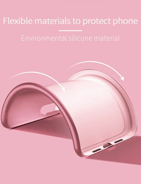 Силиконовый (TPU) чехол X-LEVEL Matte для Samsung Galaxy Note 8 (N950) - Pink: фото 6 из 9