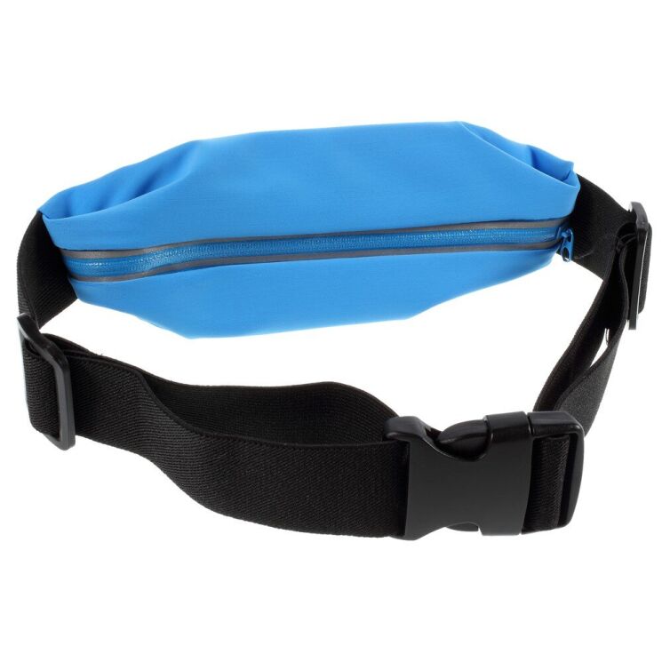 Спортивный чехол на пояс UniCase Running Belt (размер: L) - Blue: фото 2 из 8
