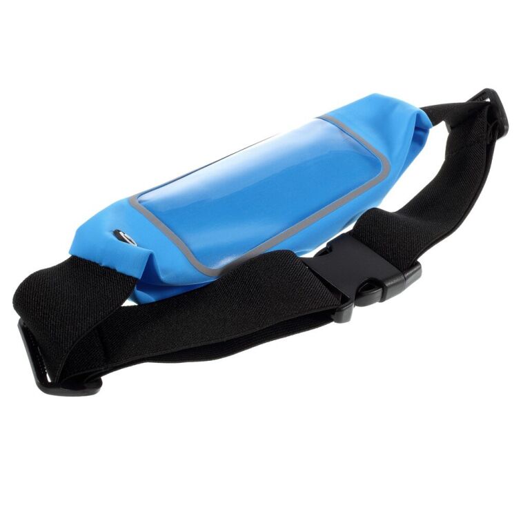 Спортивный чехол на пояс UniCase Running Belt (размер: L) - Blue: фото 4 из 8