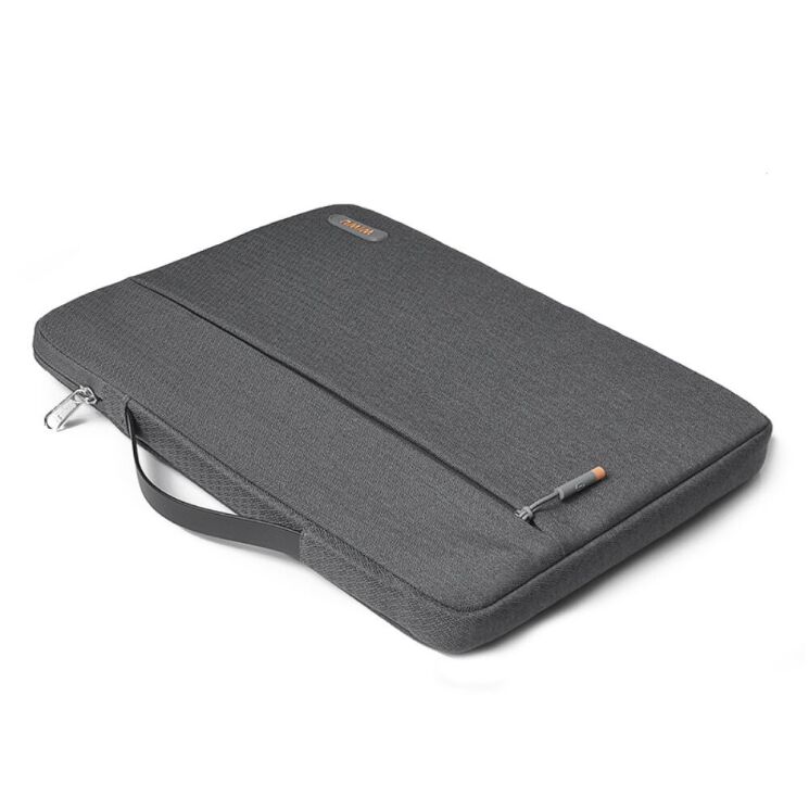 Универсальная сумка WIWU Notebook Cover для планшетов и ноутбуков диагональю до 14 дюймов - Dark Grey: фото 5 из 10